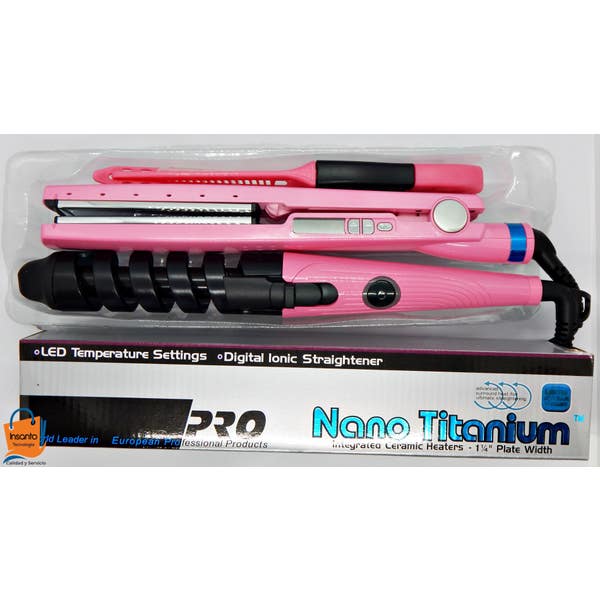 Miniatura 2 de Combo Nano Titanium Rosado